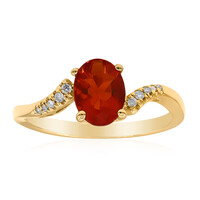 Anello in oro con Opale di Fuoco Messicano (CIRARI)