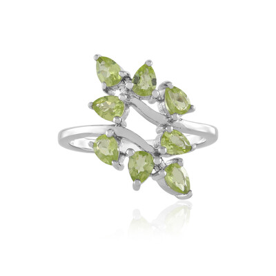 Anello in argento con Peridoto
