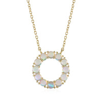 Collana in argento con Opale di Welo
