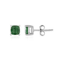 Orecchini in argento con Apatite Verde