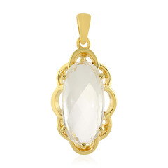 Ciondolo in argento con Quarzo Bianco