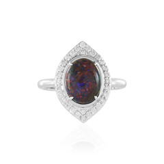 Anello in oro con Opale Matrice Andamooka (AMAYANI)