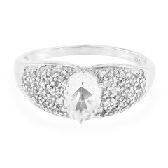 Anello in argento con Topazio Ghiaccio