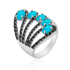 Anello in argento con Turchese Sleeping Beauty