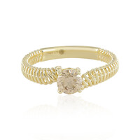 Anello in oro con Diamante Champagne I2 (Ornaments by de Melo)