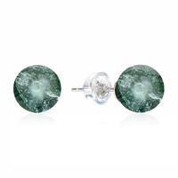 Orecchini in argento con Fluorite Verde
