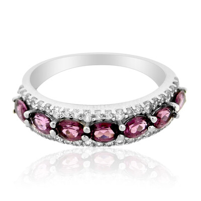 Anello in argento con Rodolite
