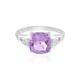 Anello in argento con Ametista Rose de France