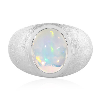Anello in argento con Opale di Welo