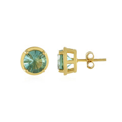 Orecchini in argento con Fluorite Verde