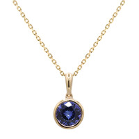 Collana in oro con Tanzanite AAA (CIRARI)