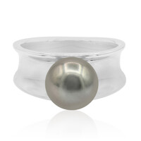 Anello in argento con Perla Tahitiana (TPC)