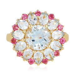 Anello in argento con Topazio Blu Cielo