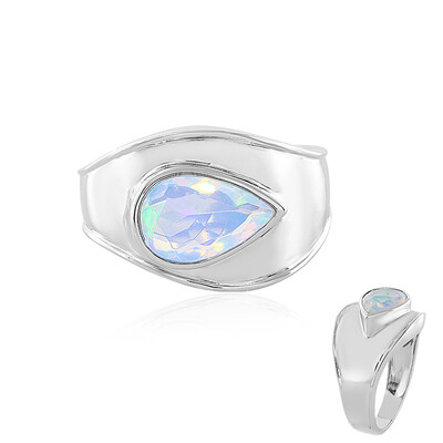 Anello in oro con Opale di Welo AAA (de Melo)