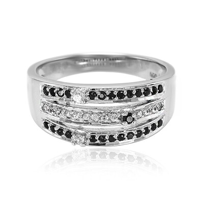 Anello in argento con Spinello Nero