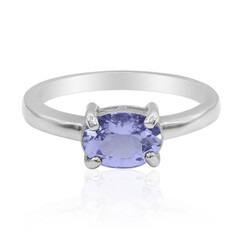 Anello in argento con Tanzanite