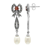 Orecchini in argento con Perla di Acqua Dolce