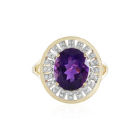 Anello in oro con Ametista del Marocco