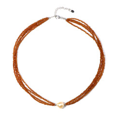 Collana in argento con Perla Akoya