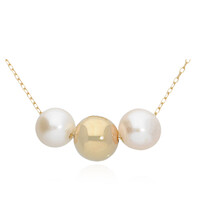 Collana in oro con Perla di Acqua Dolce