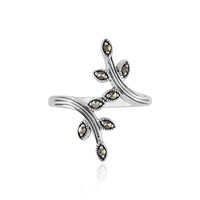 Anello in argento con Marcassite