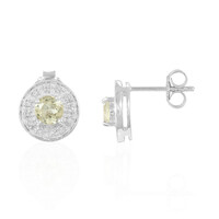 Orecchini in argento con Apatite Lemon