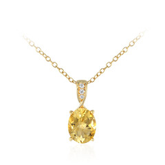 Collana in argento con Citrino