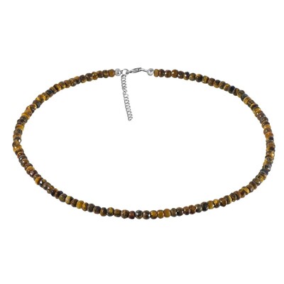 Collana in argento con Occhio di Tigre