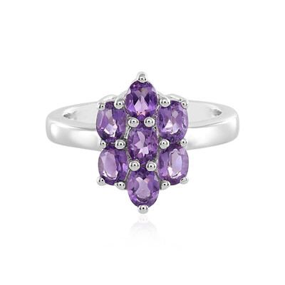 Anello in argento con Ametista