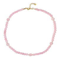 Collana in argento con Quarzo Rosa