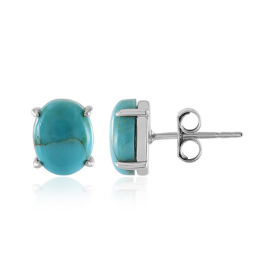 Orecchini in argento con Turchese Kingman Mohave Blu