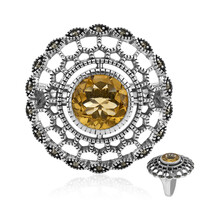 Anello in argento con Citrino (Annette classic)