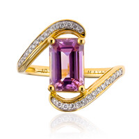 Anello in oro con Diasporo Rosa (AMAYANI)