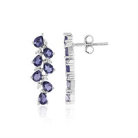 Orecchini in argento con Iolite