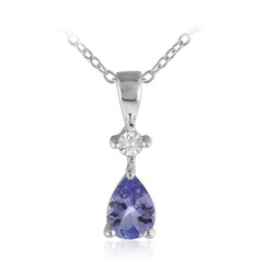 Collana in argento con Tanzanite