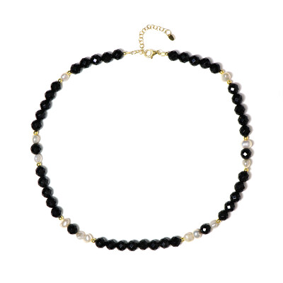 Collana in argento con Onice Nero