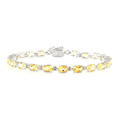 Bracciale in argento con Citrino