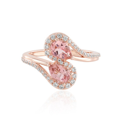 Anello in argento con Tormalina Rosa