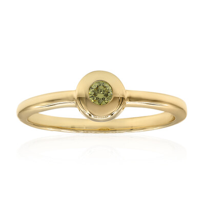 Anello in oro con Diamante Giallo VS1 (Annette)