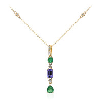 Collana in oro con Smeraldo Zambia AAA (CIRARI)