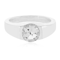 Anello in argento con Quarzo Bianco