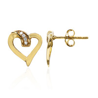 Orecchini in argento con Diamante I3 (I)