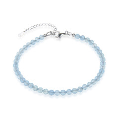 Bracciale in argento con Acquamarina