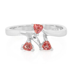 Anello in argento con Rubino Tramonto