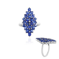 Anello in argento con Cianite