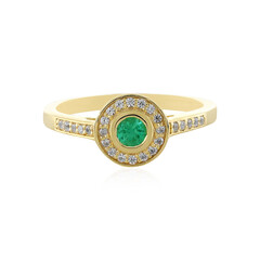 Anello in argento con Smeraldo Russo