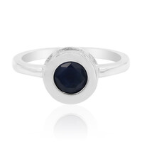 Anello in argento con Zaffiro Blu