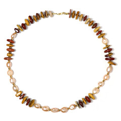 Collana in argento con Mookaite