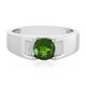 Anello in argento con Diopside Russo