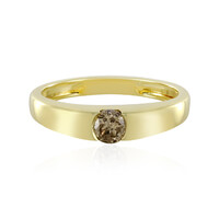 Anello in argento con Diamante Champagne I2